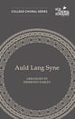 Auld Lang Syne SATB choral sheet music cover
